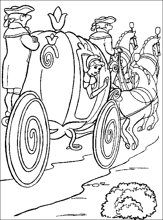Coloriage 21 Cendrillon