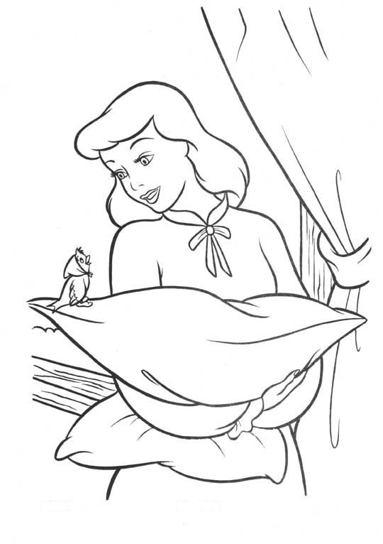 Coloriage 4 Cendrillon