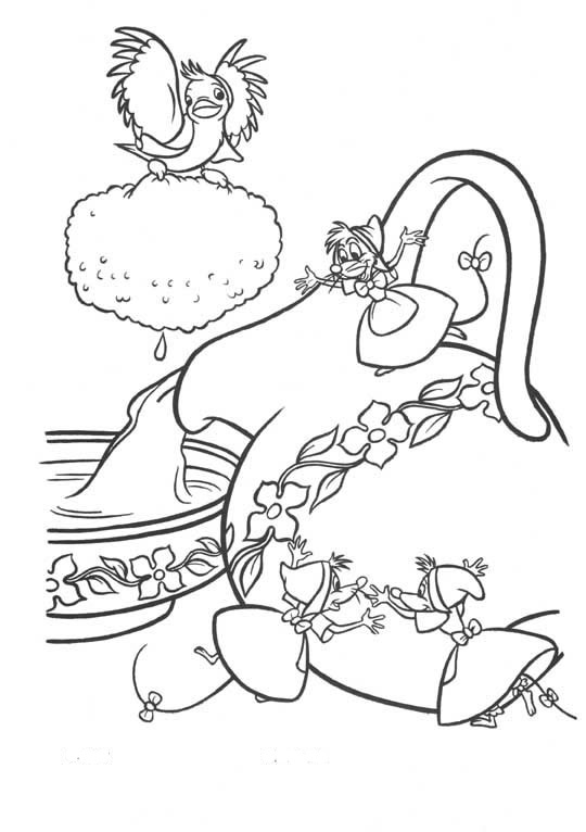 Coloriage 6 Cendrillon