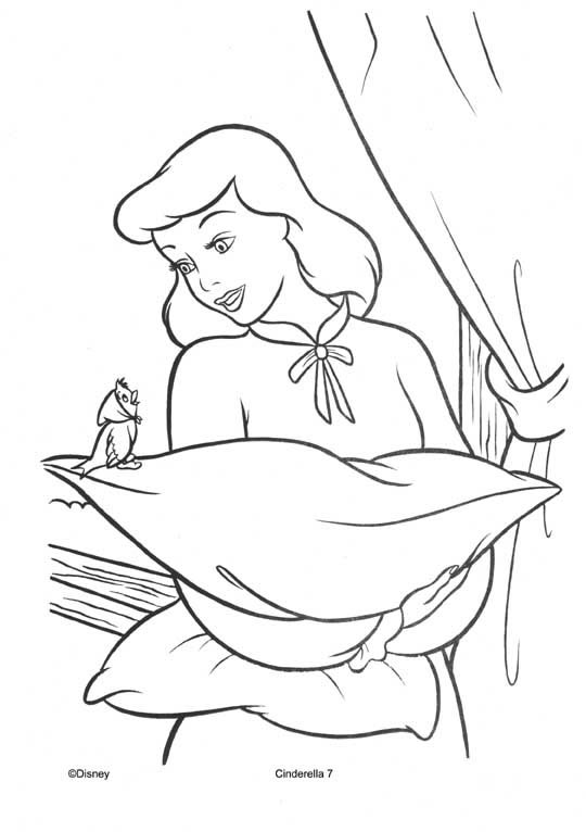 Coloriage 9 Cendrillon
