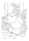 Coloriage Cendrillon 10