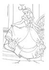 Coloriage Cendrillon 3