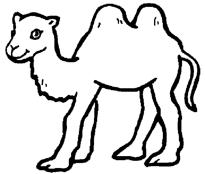 Coloriage 8 Chameaux