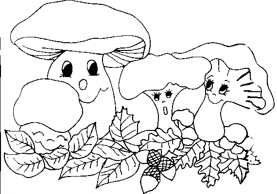 Coloriage 22 Champignons