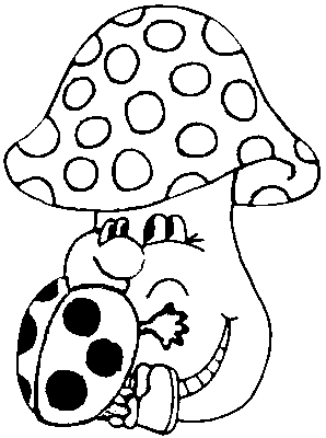 Coloriage 28 Champignons