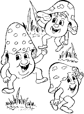 Coloriage 29 Champignons