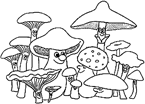 Coloriage Champignons 11