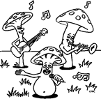 Coloriage Champignons 14