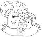 Coloriage Champignons 16