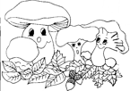 Coloriage Champignons 22