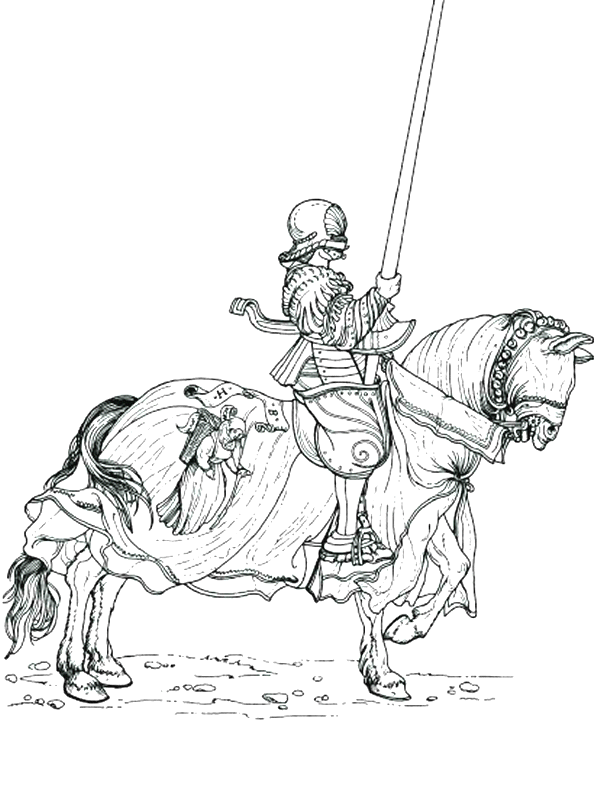 Coloriage 10 Chevaliers