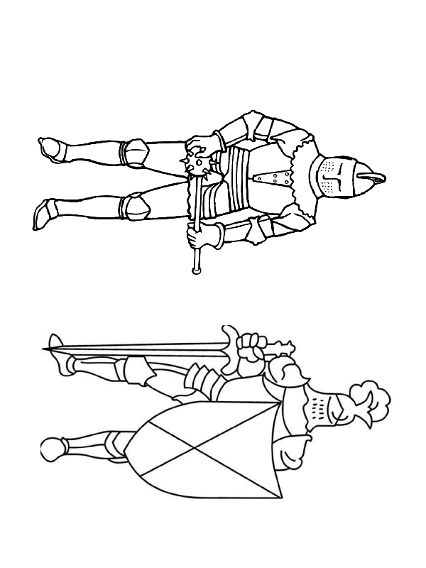 Coloriage 34 Chevaliers