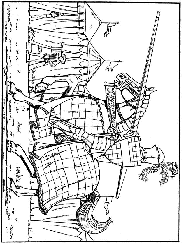 Coloriage 44 Chevaliers
