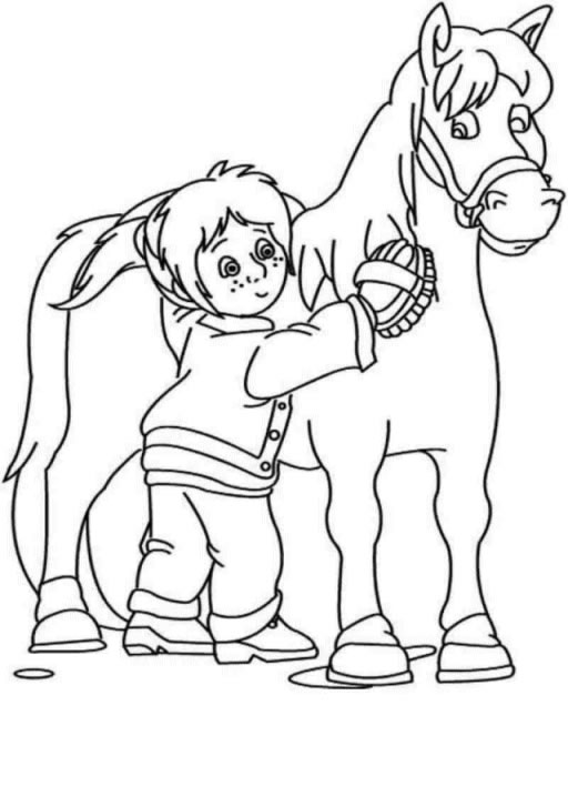 Coloriage 109 Chevaux