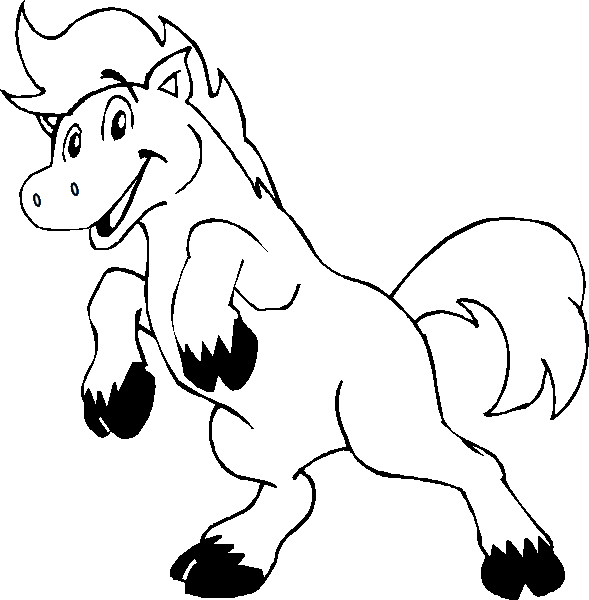 Coloriage 13 Chevaux