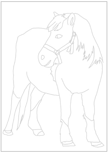 Coloriage 133 Chevaux