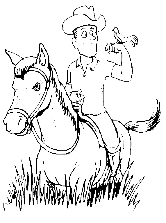 Coloriage 16 Chevaux