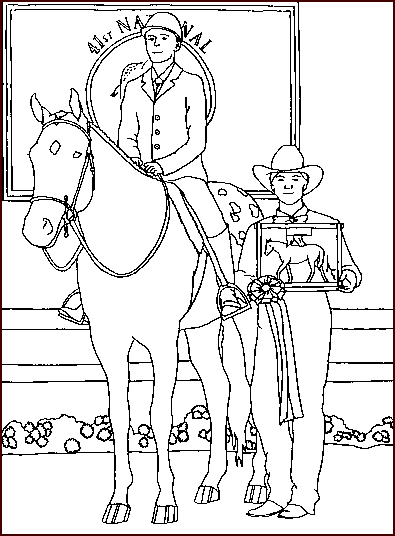 Coloriage 23 Chevaux