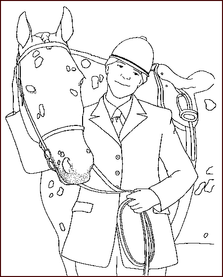 Coloriage 27 Chevaux