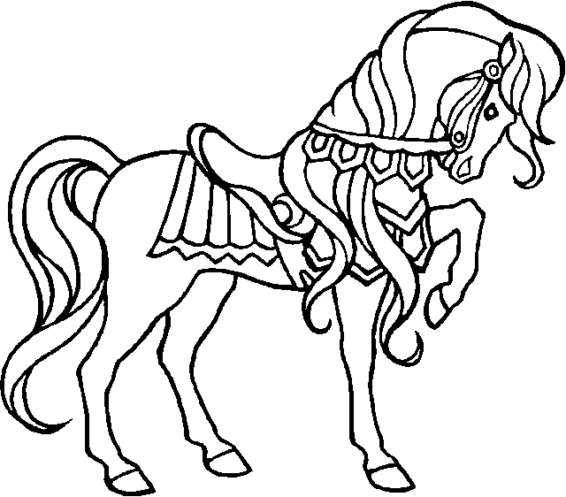 Coloriage 52 Chevaux