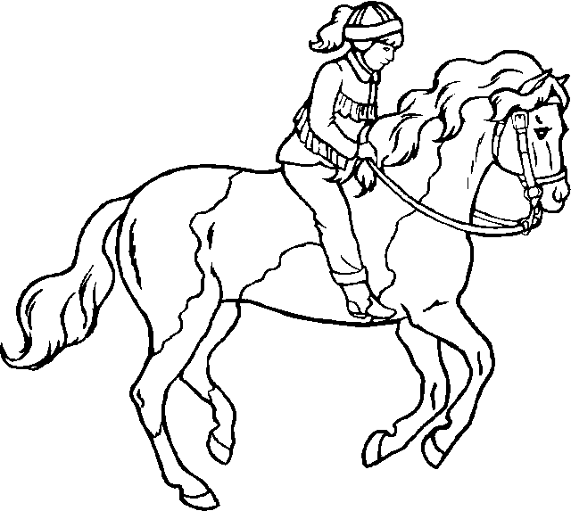 Coloriage 53 Chevaux