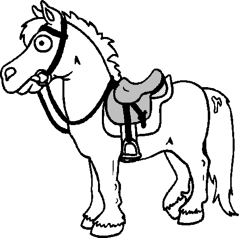 Coloriage 81 Chevaux