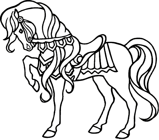 Coloriage 83 Chevaux