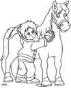 Coloriage Chevaux 109