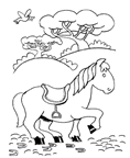 Coloriage Chevaux 89