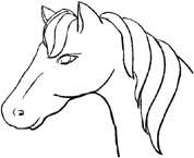 Coloriage Chevaux 93