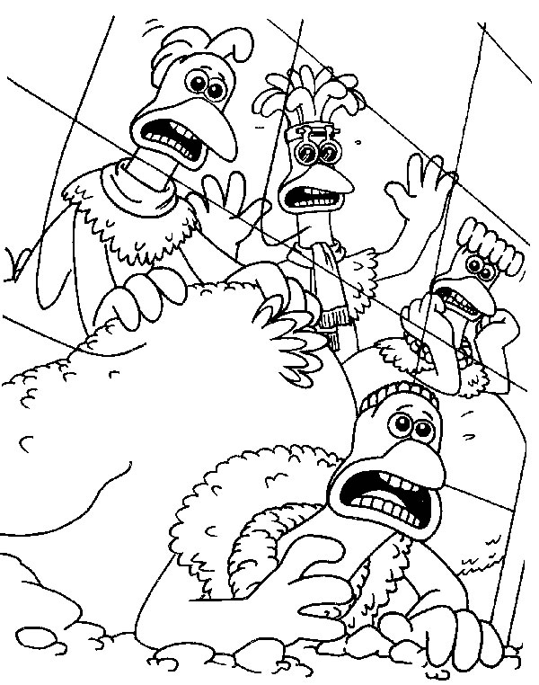 Coloriage 14 Chickenrun