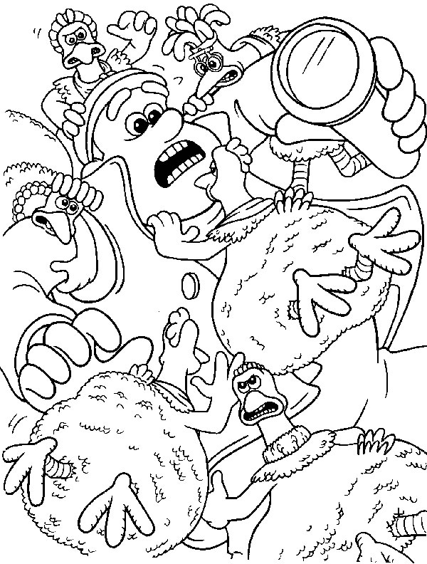 Coloriage 16 Chickenrun