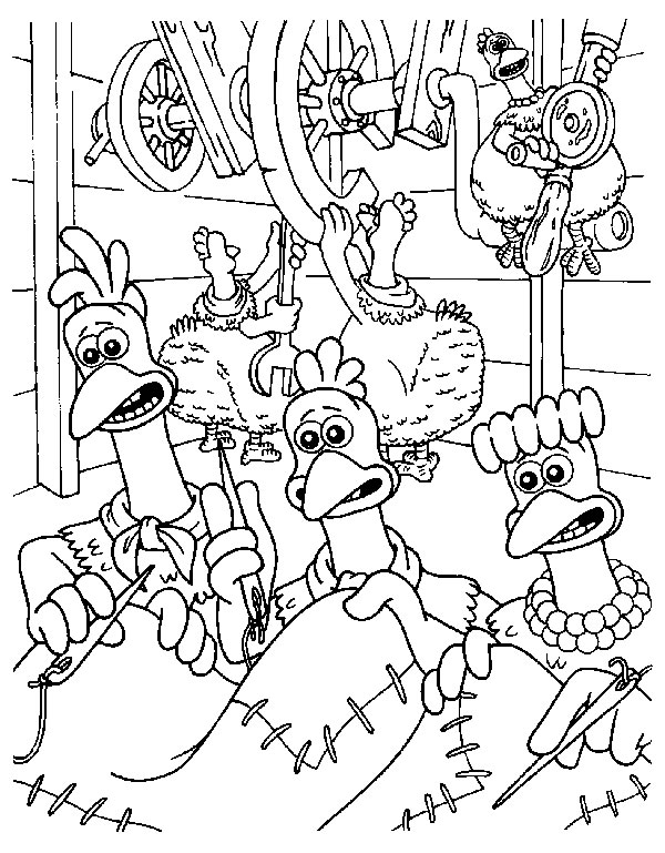 Coloriage 17 Chickenrun