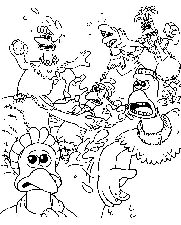 Coloriage 18 Chickenrun