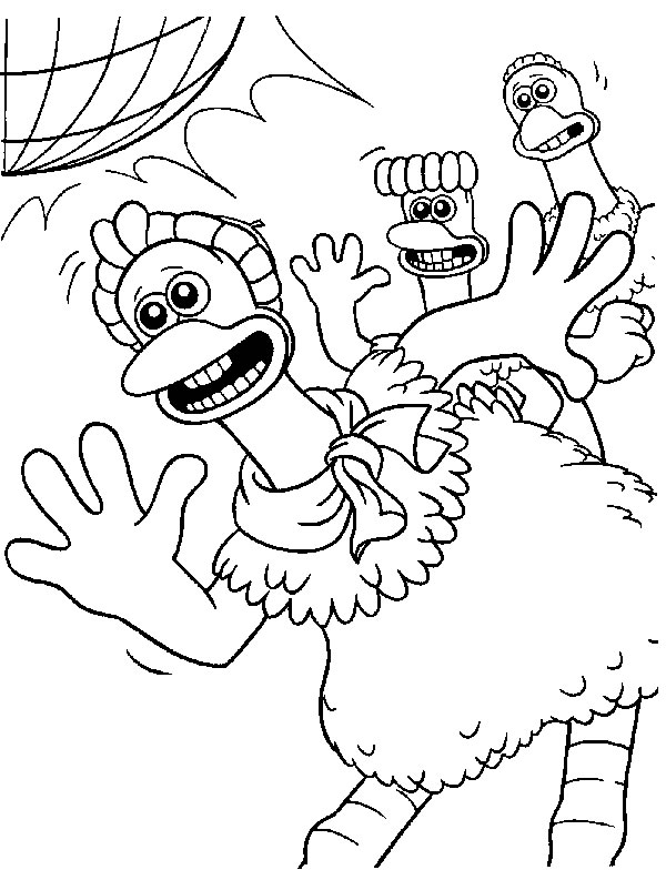 Coloriage 25 Chickenrun