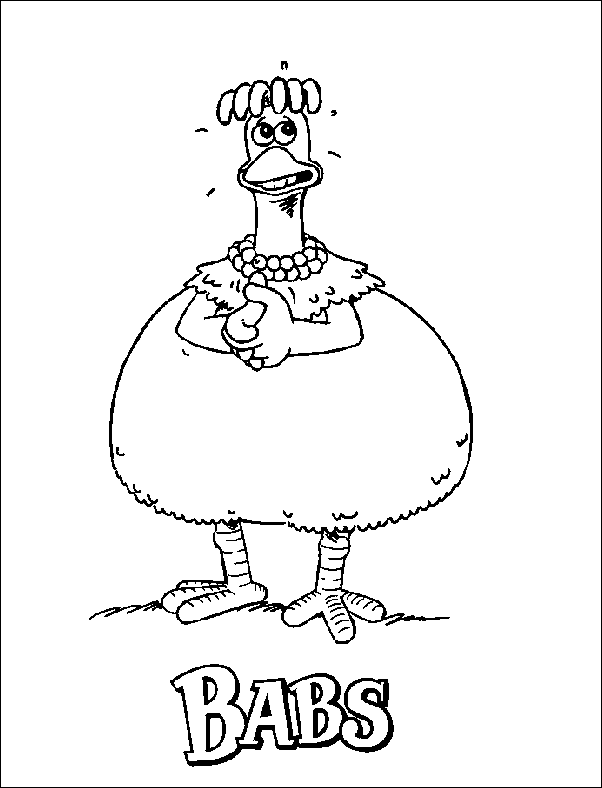 Coloriage 3 Chickenrun