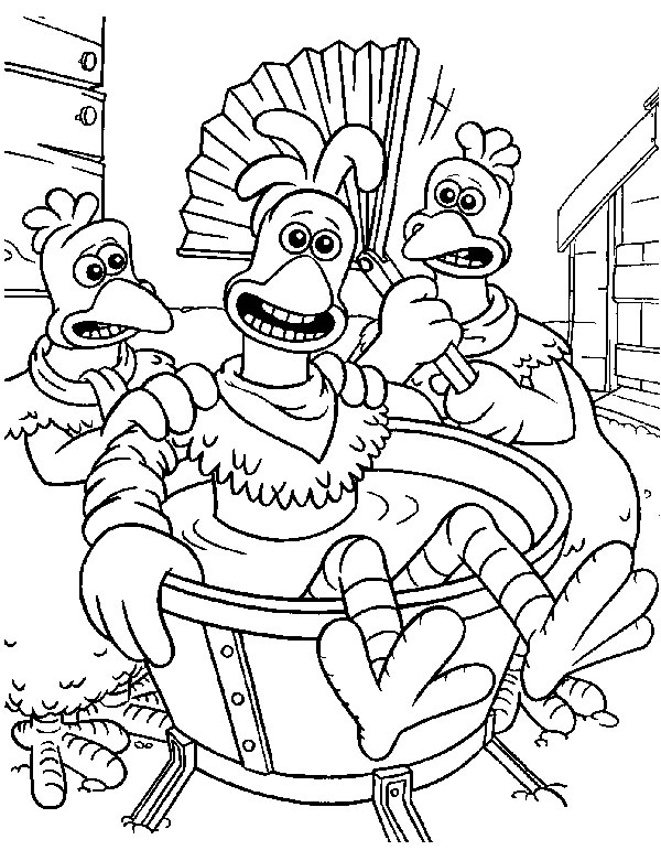 Coloriage 31 Chickenrun