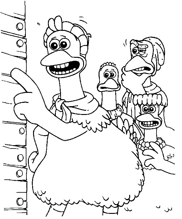 Coloriage 39 Chickenrun