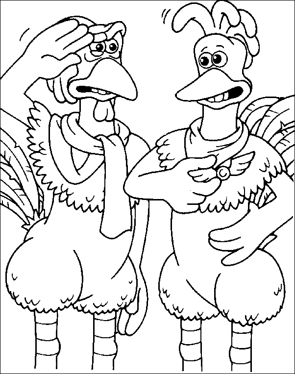 Coloriage 5 Chickenrun