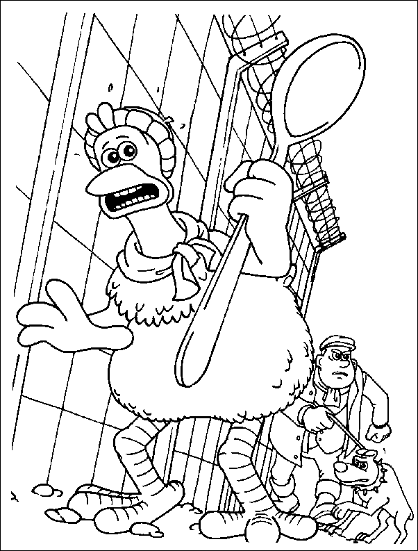 Coloriage 6 Chickenrun