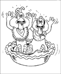 Coloriage Chickenrun 2