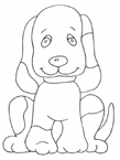 Coloriage Chiens 13