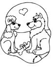 Coloriage Chiens 96