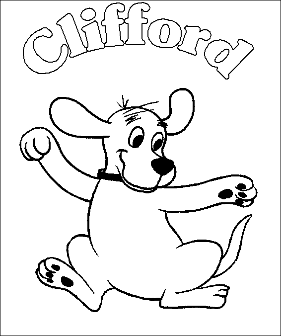 Coloriage 1 Clifford