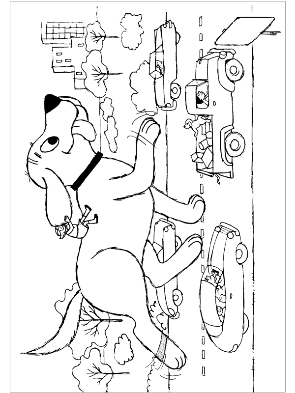 Coloriage 10 Clifford