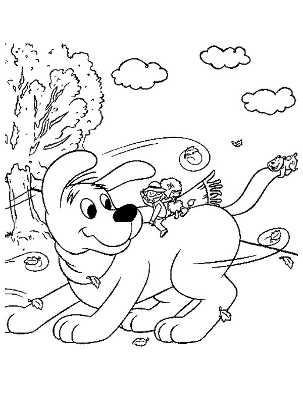 Coloriage 11 Clifford