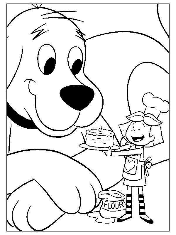 Coloriage 27 Clifford