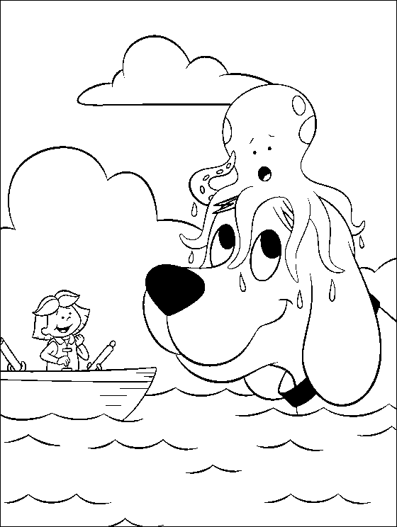 Coloriage 7 Clifford