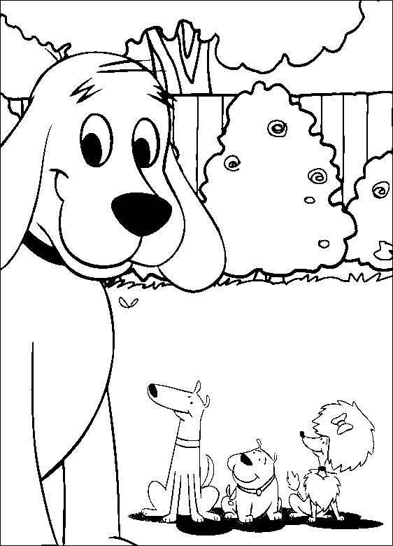 Coloriage 8 Clifford