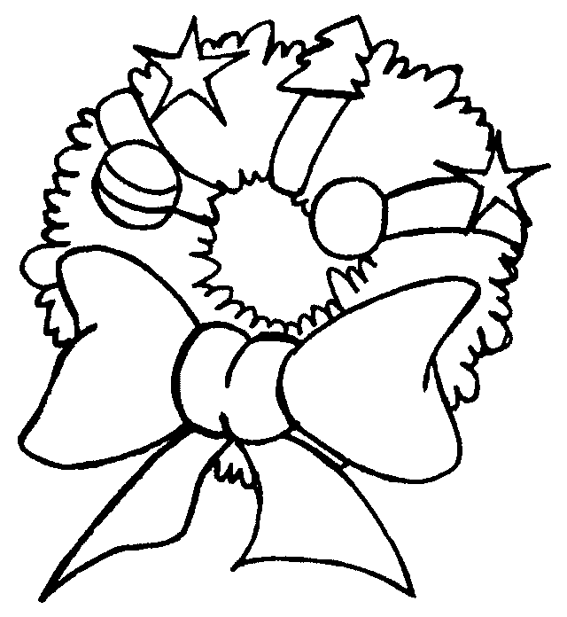 Coloriage 12 Couronnes de noel